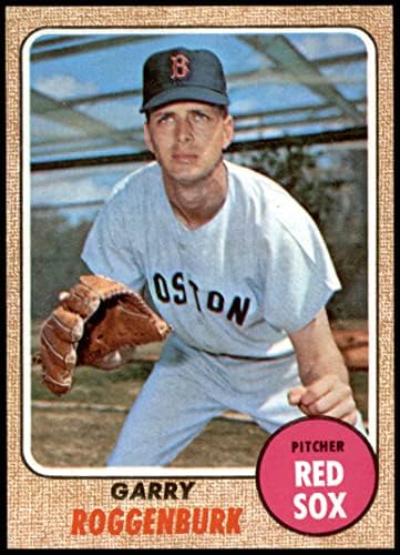 1968 Topps 581 Garry Roggenburk Boston Red Sox (Baseball Kártya) NM/MT Red Sox