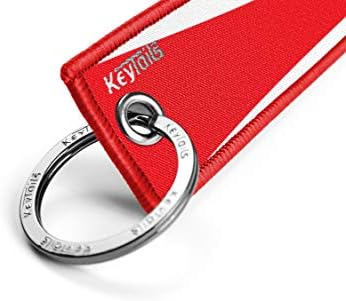 KEYTAILS Keychains, Prémium Minőségű Kulcs Tag a JDM Autók [Felkelő Nap - Red]