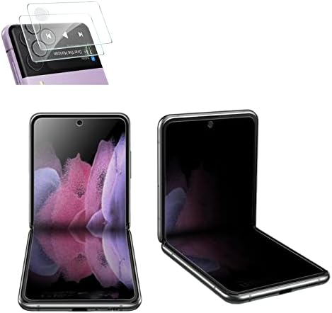 Treonca Samsung Galaxy Z Flip 3 5G Privacy Screen Protector Anti-Kukkoló Nano Puha Film ?Belső Screen Anti-Kukkoló Puha film