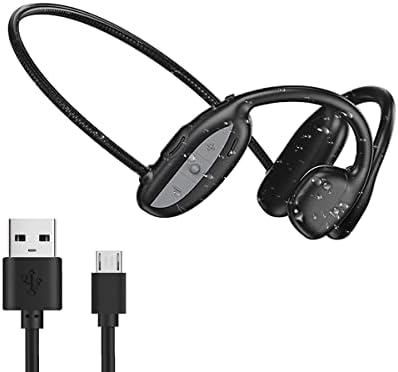 Vezeték nélküli Légi Vezetés Fejhallgató, Fájdalommentes Ultra-Könnyű Bluetooth 5.0 Sport Fülhallgató, Beépített Mikrofon, Nyitott-Ear headset,