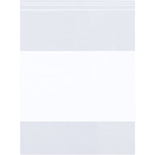 Fehér Blokk Visszazárható 4 Millió Poli Táskák, 12 x 18, Tiszta, 500/Eset
