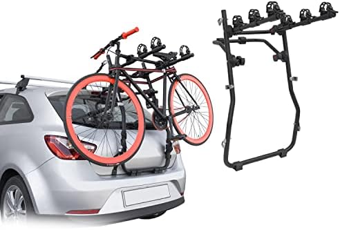 OMAC 3 kerékpártartó a Volkswagen Passat (B8) Alltrack 2019-2023 Fekete | Csomagtartóba Szerelhető kerékpártartó 99 Kg Terhelés Összecsukható