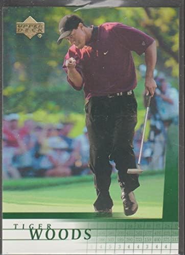 2001 Felső szint Golf 1 Tiger Woods - RC - Újonc Kártya