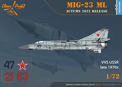 TISZTA KELLÉK CP72032-1/72 - MiG-23ML/MLA Flogger-G Katonai aircraaft