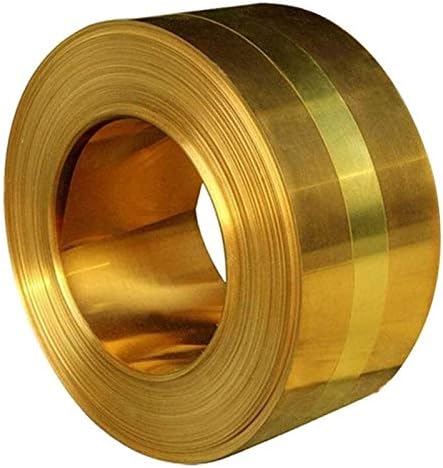 NIANXINN Brass Fém Vékony Lap, Lemez, Fólia rézlemez (Méret : 0,7 mm x 100 mm x 1000mm)