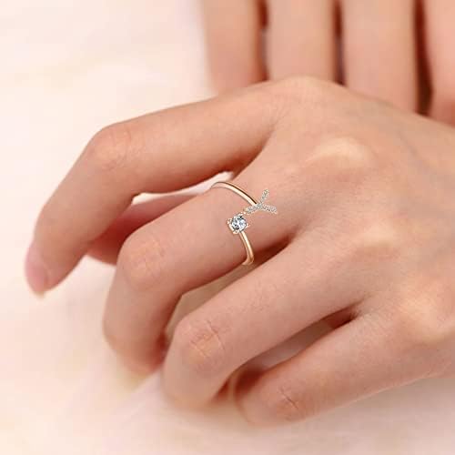 2023 Új Levél Csörög Nyitva Gyűrűk Javaslat Ajándék Menyasszonyi Eljegyzési Parti Gyűrűk Karácsonyi Íj Gyűrűk a Nők (P, Egy Méret)