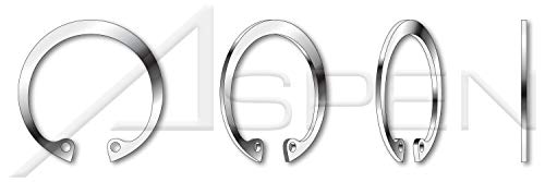 (10 db) M100, DIN 472, Metrikus, Belső Rögzítő Gyűrűk, Rozsdamentes Rugó Acél