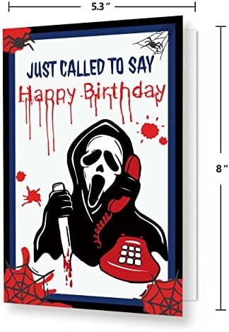 Horror Film Szülinapi Kártyát, Halloween Szülinapi Kártyát, Boldog Születésnapot Kártya Horror Film Szerelmeseinek