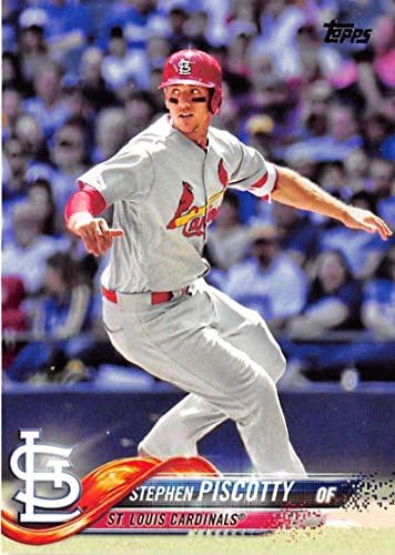 2018 Topps 158 István Piscotty St. Louis Cardinals Baseball Kártya