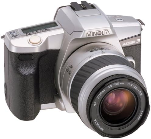 Minolta Maxxum 3 Dátuma TÜKÖRREFLEXES Fényképezőgép Kit w/ 70-210AF Zoom Objektív