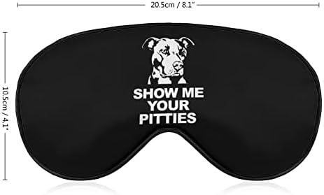Mutasd meg A Pitties Pitbull Aludni Szem Maszk Aranyos Kendőt Szem Kiterjed Eyeshade a Nők a Férfiak Ajándékok