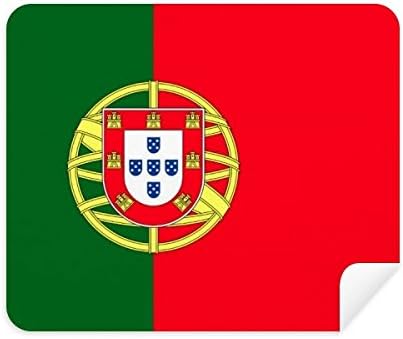 Portugália Nemzeti Zászló Európai Ország tisztítókendővel Képernyő Tisztító 2db Velúr Szövet