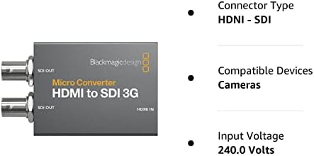 Blackmagic Design HDMI to SDI 3G Micro Átalakító Tápegység