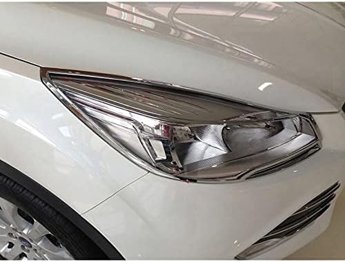ABS Chrome Első Fényszóró Lámpa Dekoratív Berendezés Ford Escape Kuga 2012-2015