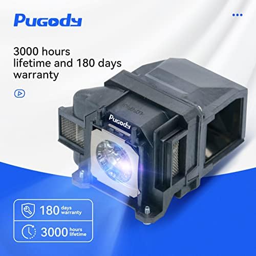 Pugody EGY+ ELPLP88/V13H010L88 Csere Projektor Lámpa az Epson elektromos vezeték házi-Mozi 1040 2045 640 VS240 VS345 VS340 EX3240