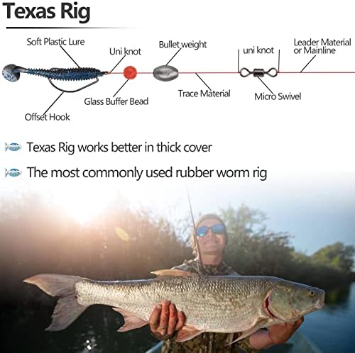 THKFISH Texas Carolina Halászati Rig Basszus Halászati Golyó-Súlyok Halászati Platina Horgok Guruló Hordó Halászati Forgatható Gyöngyök Gyűrűk