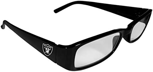 Siskiyou Sport NFL Las Vegas Raiders Unisex Nyomtatott Olvasó Szemüveg, 1.50, Fekete, Egy Méret