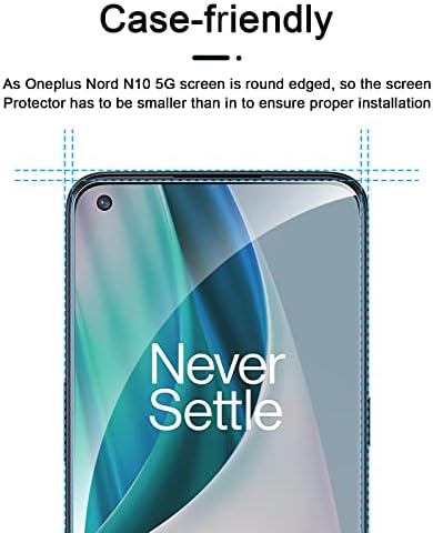 【 3+3 CSOMAG 】Coolpow Tervezett Szuper Nord N10 5G Screen Protector Plus Egy Nord N10 képernyővédő fólia Edzett Üveg mobiltelefon