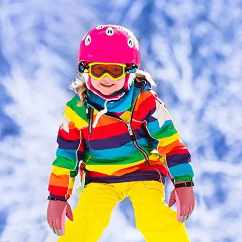 Qvkarw Hó Szabadtéri Snowboard Sí Korcsolyázás, Téli Kesztyű, Meleg, Szélálló Gyerekek Kesztyű Kesztyű Ujjatlan Tipegő (Meleg,