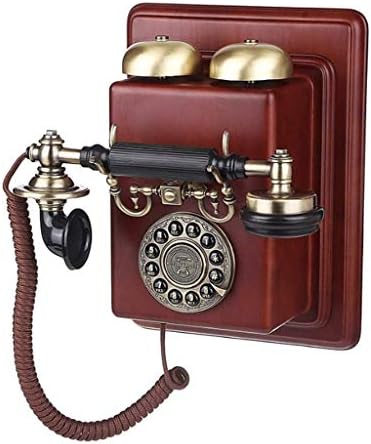 WALNUTA Retro Antik Fali Telefon,Hagyományos Telefon, Íróasztal Tárcsázza a Vezetékes Telefon a Hívás adatait az Irodában, Otthon,