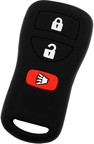 KeyGuardz Kulcsnélküli Távoli Autó kulcstartó Shell Cover Puha Gumi Esetében Nissan Infiniti Pathfinder Határ Murano Titán Xterra