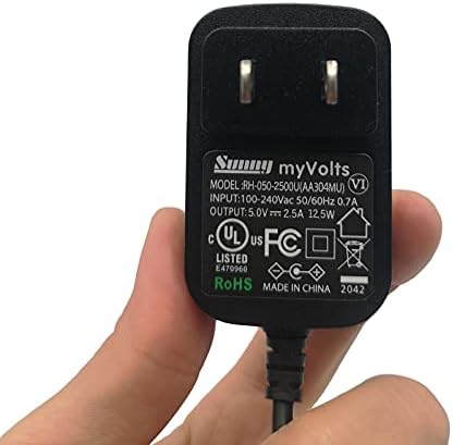 MyVolts 5V-os Tápegység Adapter Kompatibilis/Csere Tascam DP-006 Recorder - US Plug