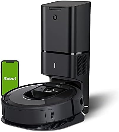 iRobot Roomba i7+ (7550) Robot Porszívó Automata Dirt Rendelkezésére-Kiüríti Magát, Wi-Fi Csatlakoztatva, Okos Feltérképezése,