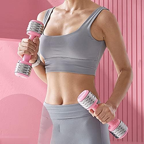 Rózsaszín Súlyzó Készlet Női Fitness Állítható Súlyzó Súlya Pár, Kézi Súlyzó Súlya Meghatározott erősítő Edzés a Súlyemelés, Légkondicionáló,2.2