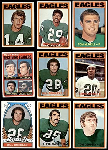 1972 Topps Philadelphia Eagles Csapata Meghatározott Philadelphia Eagles (Set) VG+ Sasok