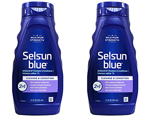 Selsun Blue Korpásodás Naturals Korpásodás 2-In-1 Erő 11 Uncia (325ml) (2 Csomag)
