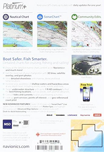 Navionics Platina+ SD 904 MINKET Ne & Kanyonok Hajózási térkép SD/Micro-SD-Card - MSD/904P+
