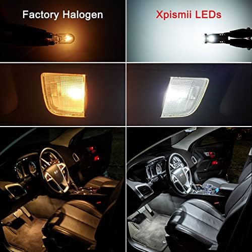 Xpismii 17 Darab Fehér 6000K Belső LED-es Fény Szett Csomag Csere Dodge Charger 2011 2012 2013 2014 2015 2017 2018 2019 2020