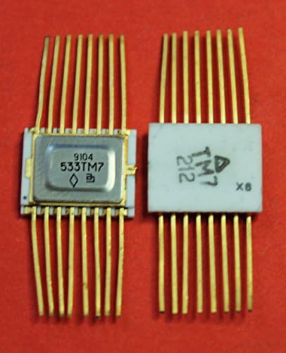 S. U. R. & R Eszközök 533TM7 analoge SN54LS75 IC/Mikrochip SZOVJETUNIÓ 2 db