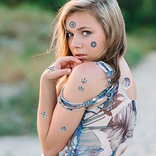 Konsait 78pcs/Sok Ideiglenes Tetoválás, a Lányok, Nők, Felnőttek, Vízálló Ideiglenes Tetoválás Hamis Tetoválás Body Art Matrica