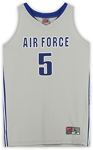 Sport Emlékek Air Force Falcons Csapata által Kiadott 5 Szürke Mez Kék Számok A Kosárlabda Program - Méret L - Főiskolai Programok