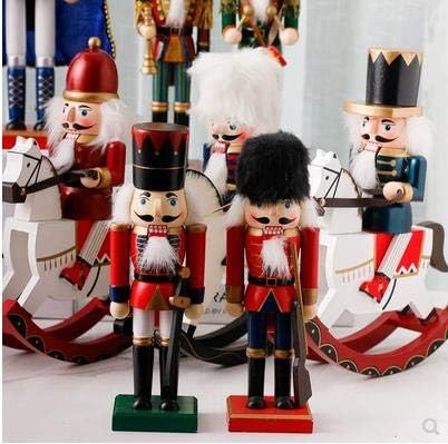 ZAMTAC Brit Diótörő Bábot Katona Kézműves Dekoráció, Kreatív Otthon Karácsonyi Dekoráció - (Szín: Egy)