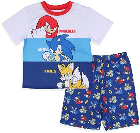 Komar Gyerekek Sonic a Sün Fiú Sonic, Valamint Barátok, 2 Darab Nadrág a Pizsama Szett