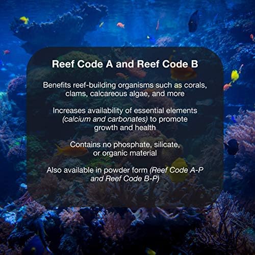 Brightwell Vízi Zátony-Kód B - Kiegyensúlyozott Kalcium -, illetve Lúgos Rendszer Minden Tengeri Hal & Reef Akvárium, 2 Literes