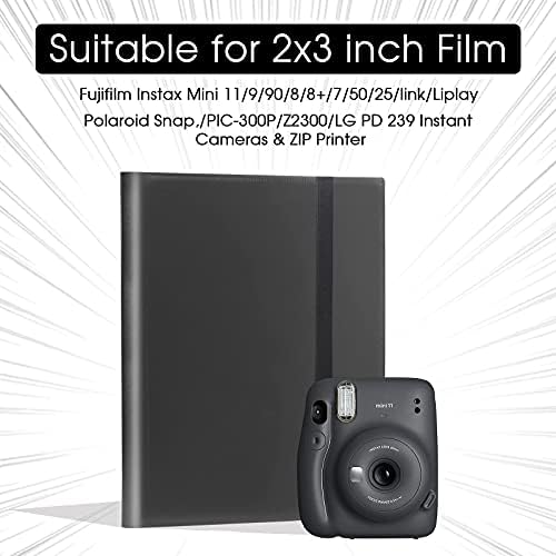 2Packs, 432 Zsebbel fotóalbum a Fujifilm Instax Mini Kamera, Polaroid Fényképezőgépet a Fujifilm Instax Mini 11 90 70 9 8+ 8 LiPlay Instant