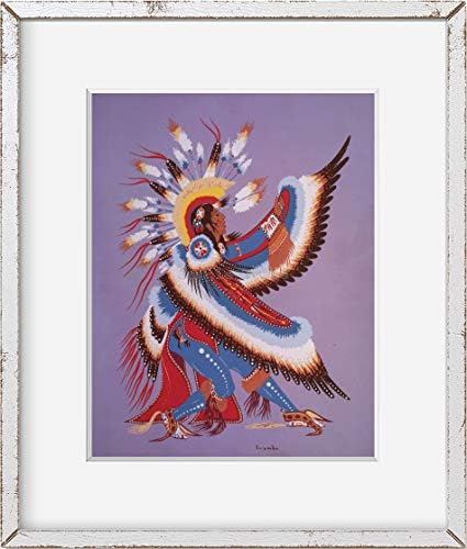VÉGTELEN FÉNYKÉPEK, Fotó: Sas Táncos | Crumbo | 1952 | Amerikai Indián | Tánc | Jelmez | Történelmi Wall Art