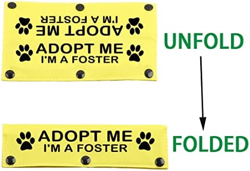 JXGZSO fogad el Nekem, hogy Foster Póráz Hüvely Wrap Örökbe Kutyát Póráz Fedezze Kutya Ajándék Kutya Tulajdonosa Ajándék Kutya Megmentési
