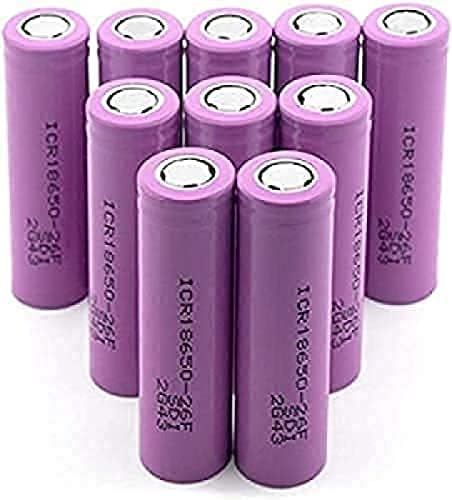 ACSONS aa Lithium batteriesRechar Lítium Akkumulátorok Rózsaszín ICR 18650-26F Védett Akkumulátor 3,7 V 2600mAh Flat-top Lítium-Ion