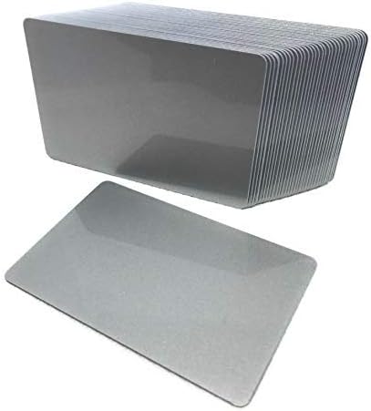 1000 CR80 30Mil Ezüst PVC Műanyag Hitel, Ajándék, Fénykép-AZONOSÍTÓ Kártyák LoCo Mágneses Csík Mag