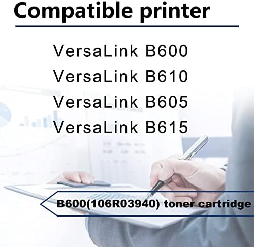 1 Csomag Fekete Kompatibilis B600(106R03940) Festékező modul Csere 106R03940 VersaLink B600 B610 B605 B615 Sorozat Nyomtató