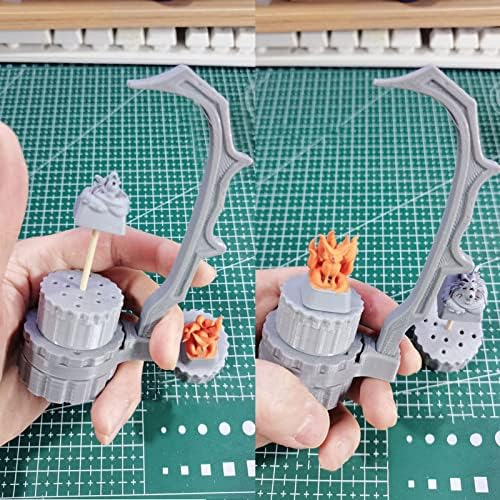 Lctlyx Sokoldalú 3D-Nyomtatás Festmény Kezelni a Miniatűr Festék Kezelni Kompatibilis Modell, DND Miniatúrák, Fantasy Figuriness. (Szürke)