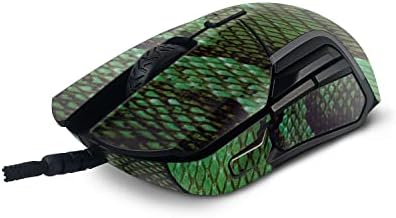 MightySkins Bőr Kompatibilis SteelSeries Rivális 5 Gaming Mouse - Zöld Kígyó | Védő, Tartós, Egyedi Vinyl Matrica wrap Borító | Könnyű Alkalmazni,