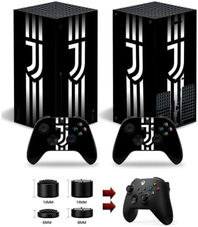 Bőr matrica készlet kompatibilis az Xbox X + Set 4 pár szabad gumi párna x Joystick vezérlő made in Italy műanyag Fedelet karcálló HD