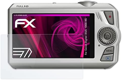 atFoliX Műanyag Üveg Védőfólia Kompatibilis Canon Digital IXUS 1000 HS/PowerShot SD4500 Üveg Protector, 9H Hibrid-Üveg FX
