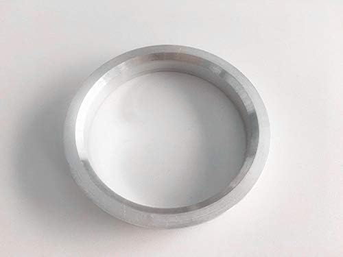 NB-AERO 4pc Ezüst Alumínium Hubrings 73.1 mm (Kerék), hogy 60.1 mm (Hub) | Hubcentric Középső Gyűrű 60.1 mm 73.1 MM, sok Toyota