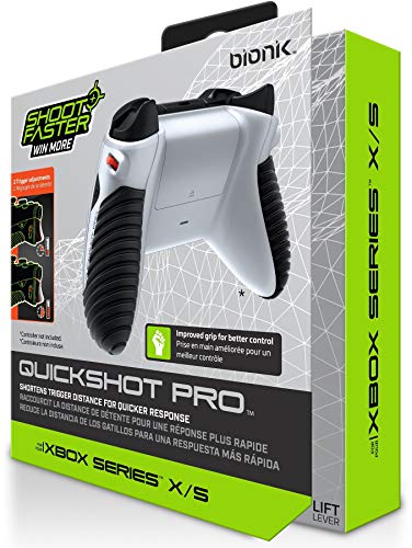 Bionik Quickshot Pro Xbox Sorozat X/K: Egyéni Tartás, illetve Kettős Kioldó zár a Gyorsabb Lövés, Továbbfejlesztett Játékmenet